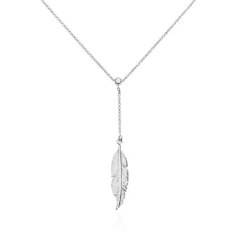 Collier Aliza Argent Blanc - Colliers fantaisie Femme | Marc Orian