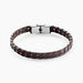 Bracelet Acier Blanc Yannis - Bracelets cuir Homme | Marc Orian