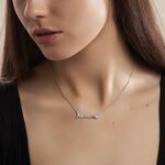 Collier Rera Argent Blanc Oxyde De Zirconium - Colliers avec pierres Femme | Marc Orian