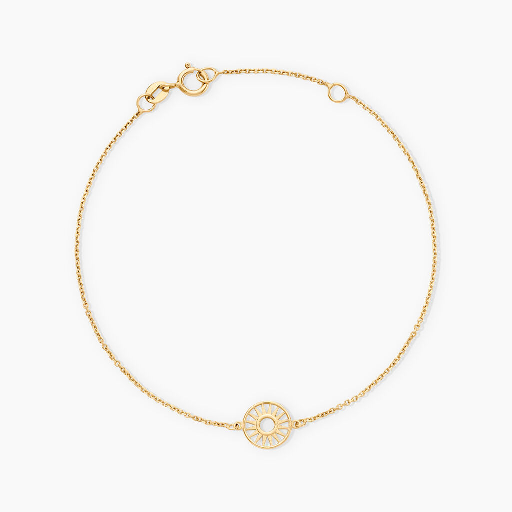 Bracelet Soleil Eternel Or Jaune - Bracelets cha&icirc;nes Femme | Marc Orian