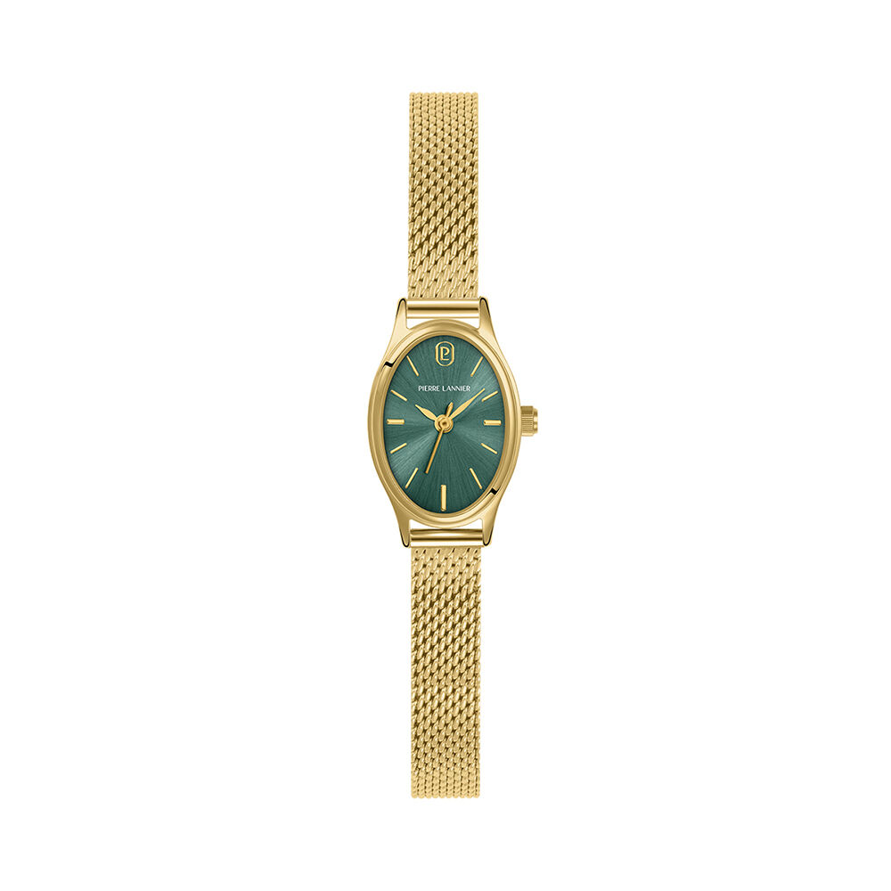 Montre Pierre Lannier Lannier Ovalia Vert - Montres &eacute;tanches Femme | Marc Orian