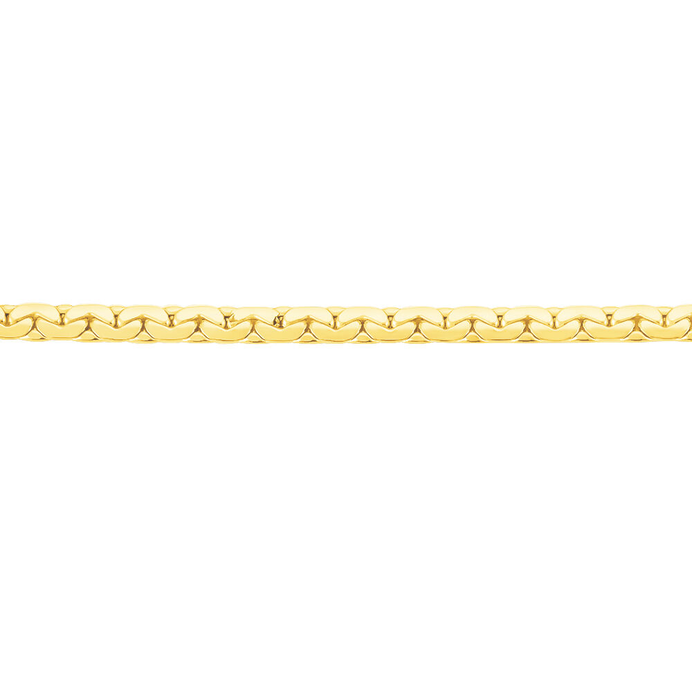 Bracelet Ivy Maille Haricot Or Jaune - Bracelets mailles Femme | Marc Orian