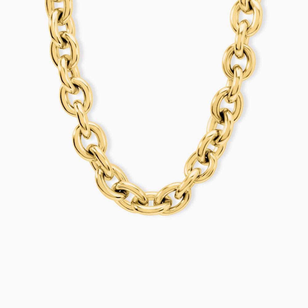 Collier Dafnie Acier Jaune - Colliers ete Femme | Marc Orian