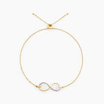 Bracelet Infino Or Jaune Diamant - Bracelets cha&icirc;nes Femme | Marc Orian