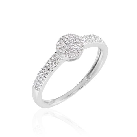 Bague Lisyae Or Blanc Diamants - Parures de mariage Femme | Marc Orian