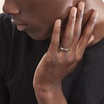 Alliance Dylis Argent Blanc - Alliances duo Homme | Marc Orian