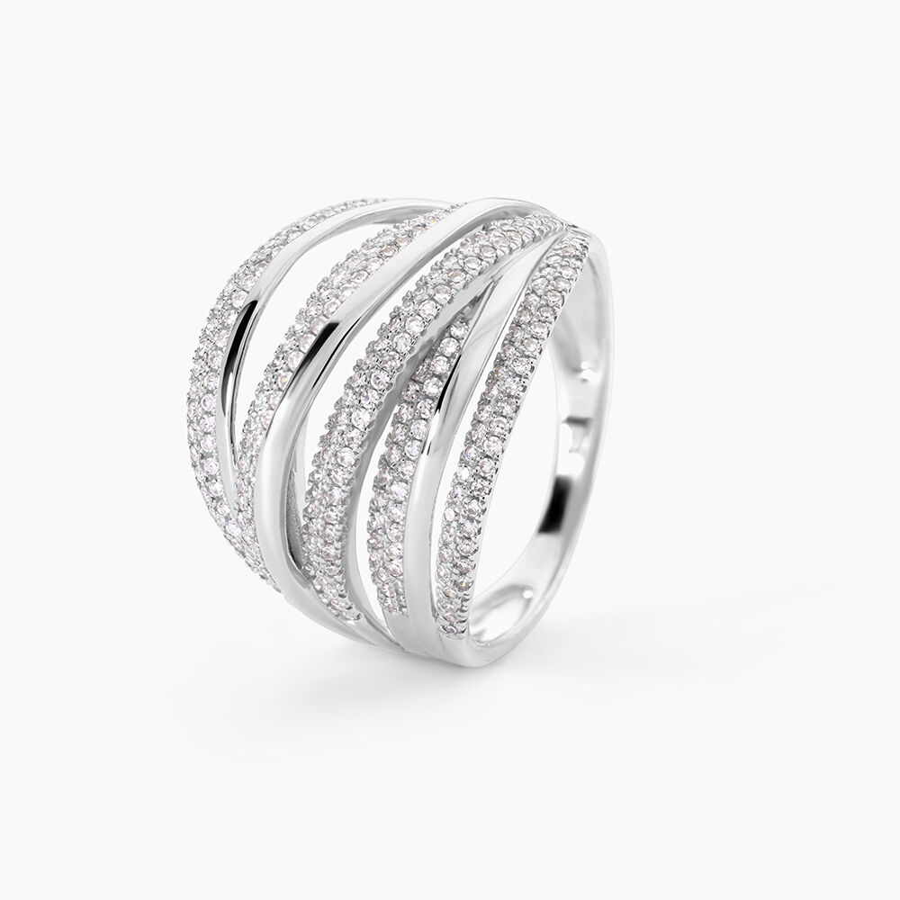 Bague Dionise Or Blanc Diamant - Parures de mariage Femme | Marc Orian