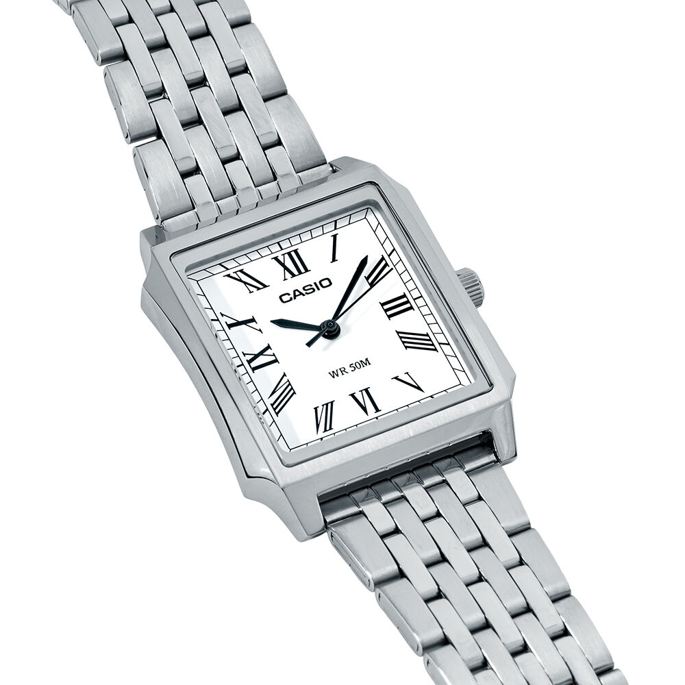 Montre Casio Collection Mtpb190 Blanc - Montres &eacute;tanches Homme | Marc Orian