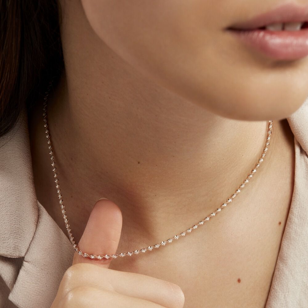 Collier Abie Torsade Argent Bicolore - Chaines Femme | Marc Orian