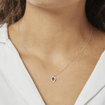 Collier Lydia Or Blanc Saphir - Colliers avec pierres Femme | Marc Orian