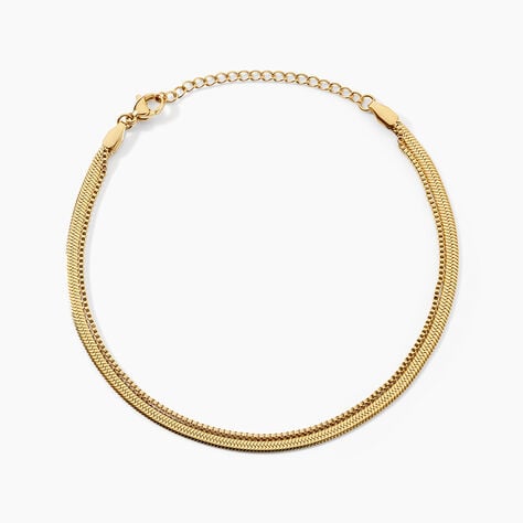 Cha&icirc;ne De Cheville Athena Acier Jaune - Chaines de cheville Femme | Marc Orian