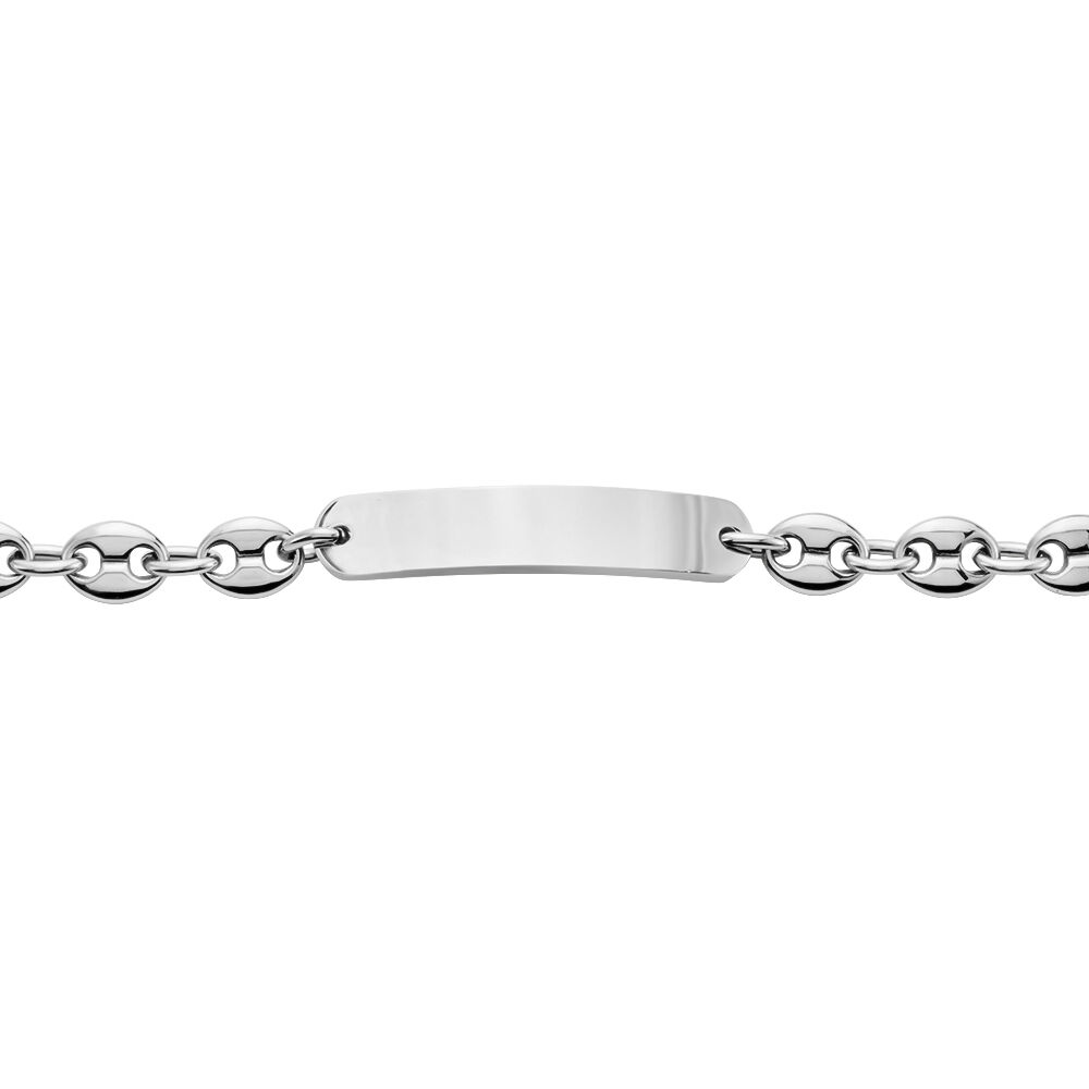 Bracelet Acier Blanc Joanano - Gourmettes Homme | Marc Orian