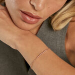 Bracelet Eugenie Argent Rose Oxyde De Zirconium - Bracelets fantaisie Femme | Marc Orian