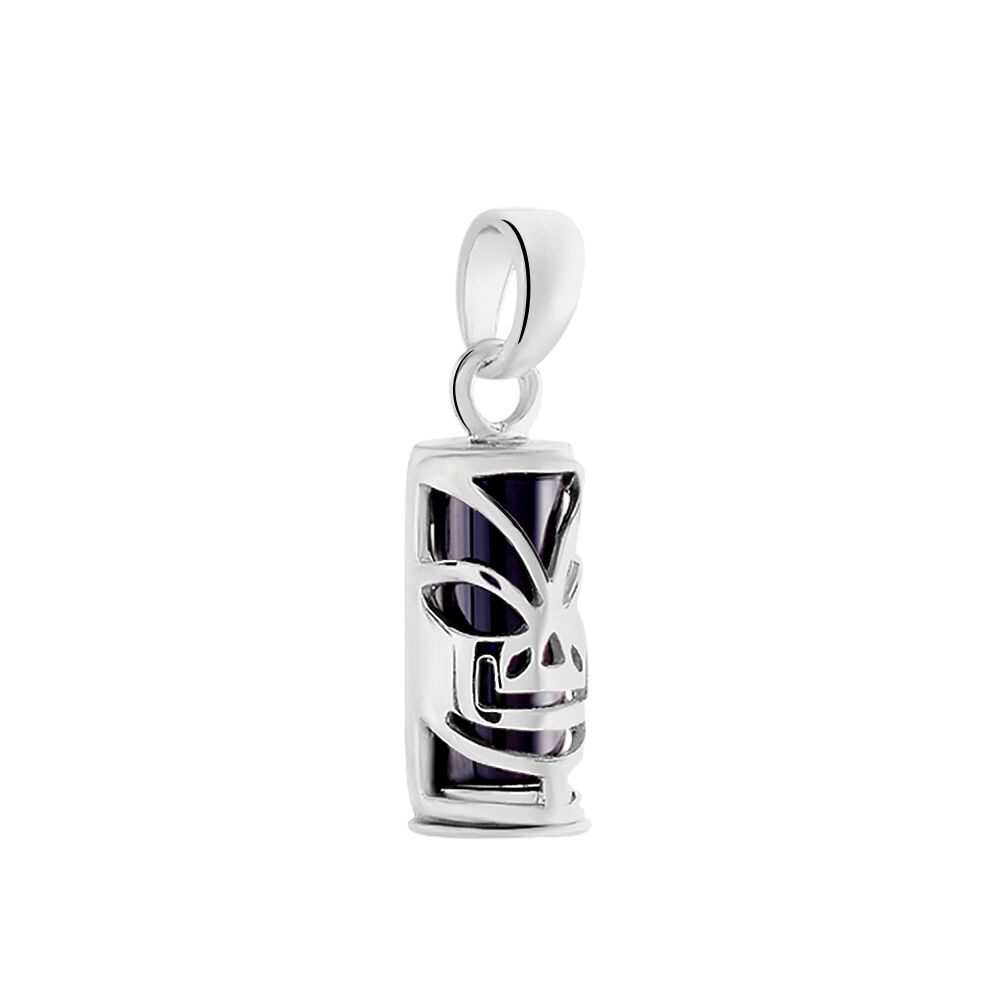 Pendentif Tiki Argent Blanc Onyx - Pendentifs Femme | Marc Orian