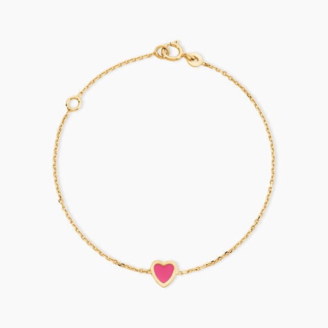 Bracelet Dulcie Coeur Or Jaune Nacre - Bracelets cha&icirc;nes Enfant | Marc Orian