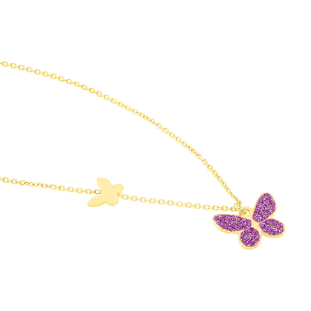Collier Silia Papillon Or Jaune - Colliers ete Enfant | Marc Orian