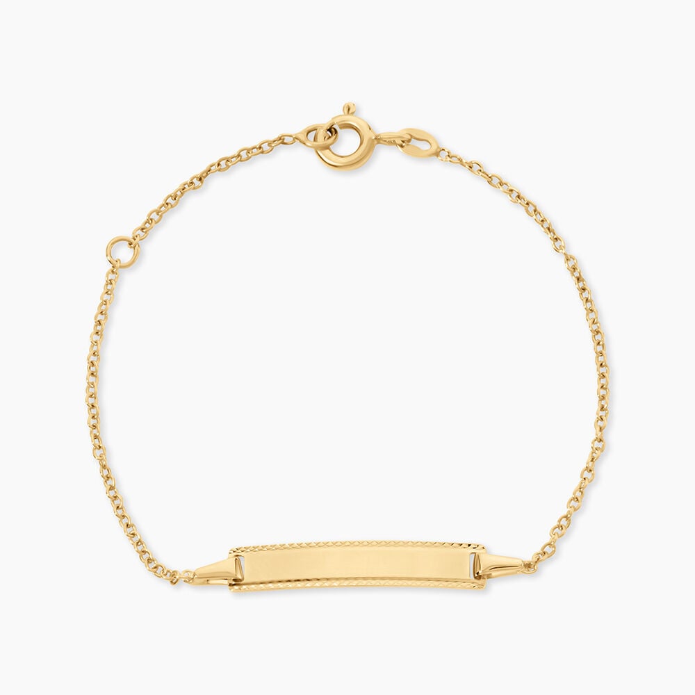 Bracelet Identit&eacute;e Gaspardine Argent Dor&eacute; A L'Or 750/1000 - Gourmettes Femme | Marc Orian