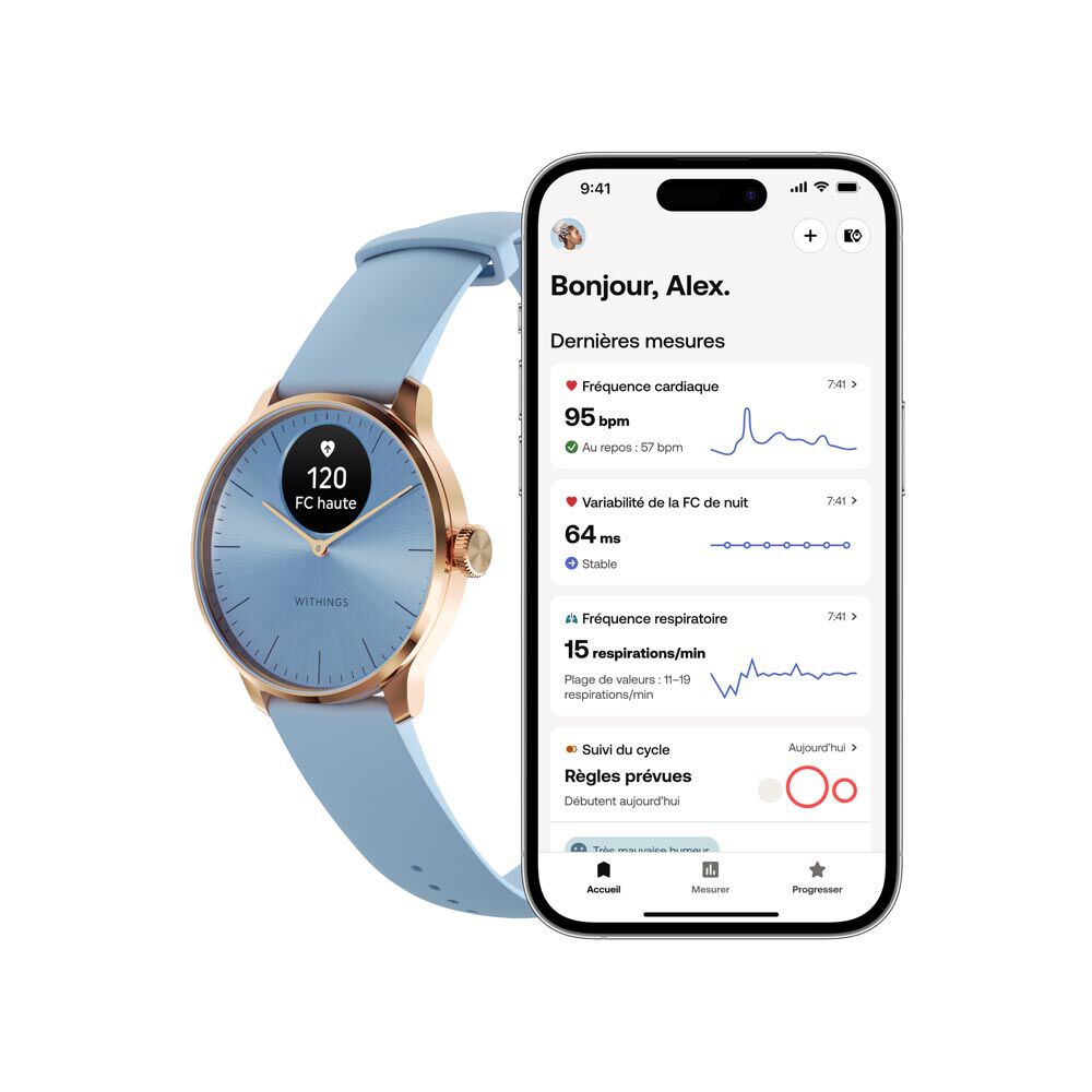 Montre Connectée Withings Scanwatch Light - Montres connectées Femme | Marc Orian
