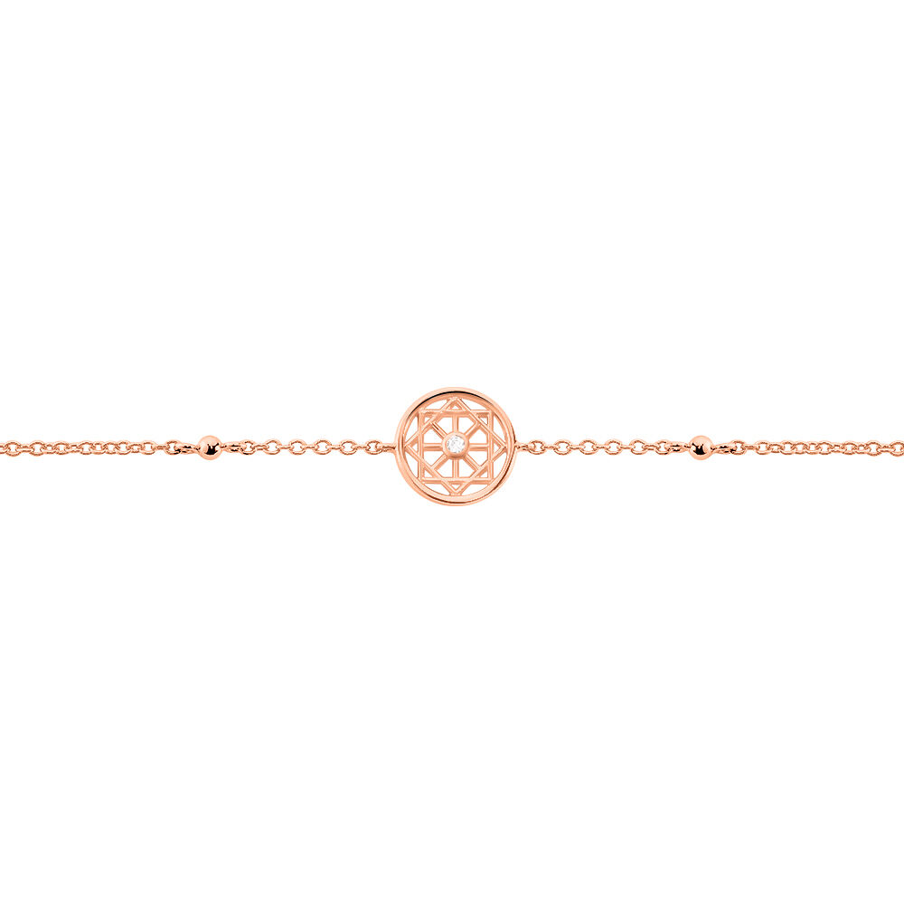 Bracelet Peinda Argent Rose Oxyde De Zirconium - Bracelets fantaisie Femme | Marc Orian