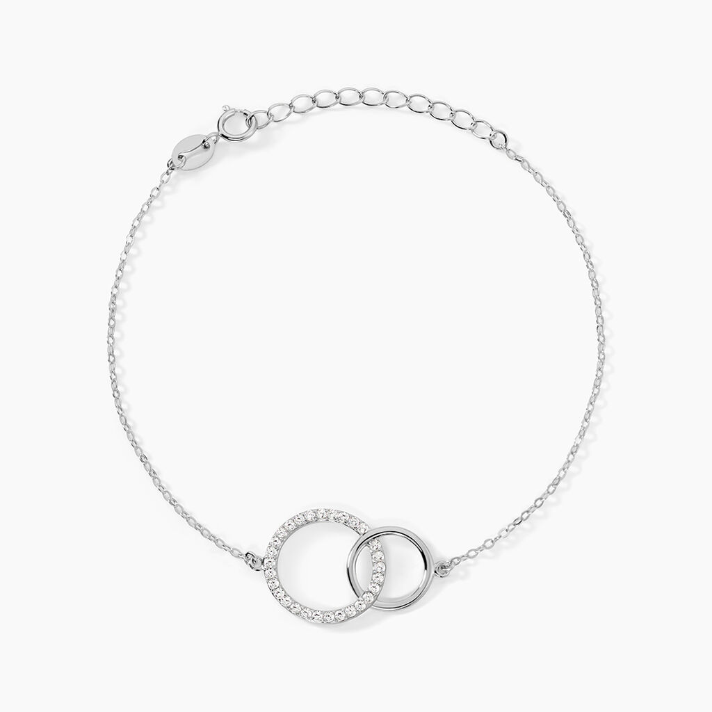 Bracelet Yalaz Argent Blanc Oxyde De Zirconium - Bracelets fantaisie Femme | Marc Orian