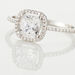 Bague Adrienne Or Blanc Oxyde De Zirconium - Solitaires Femme | Marc Orian