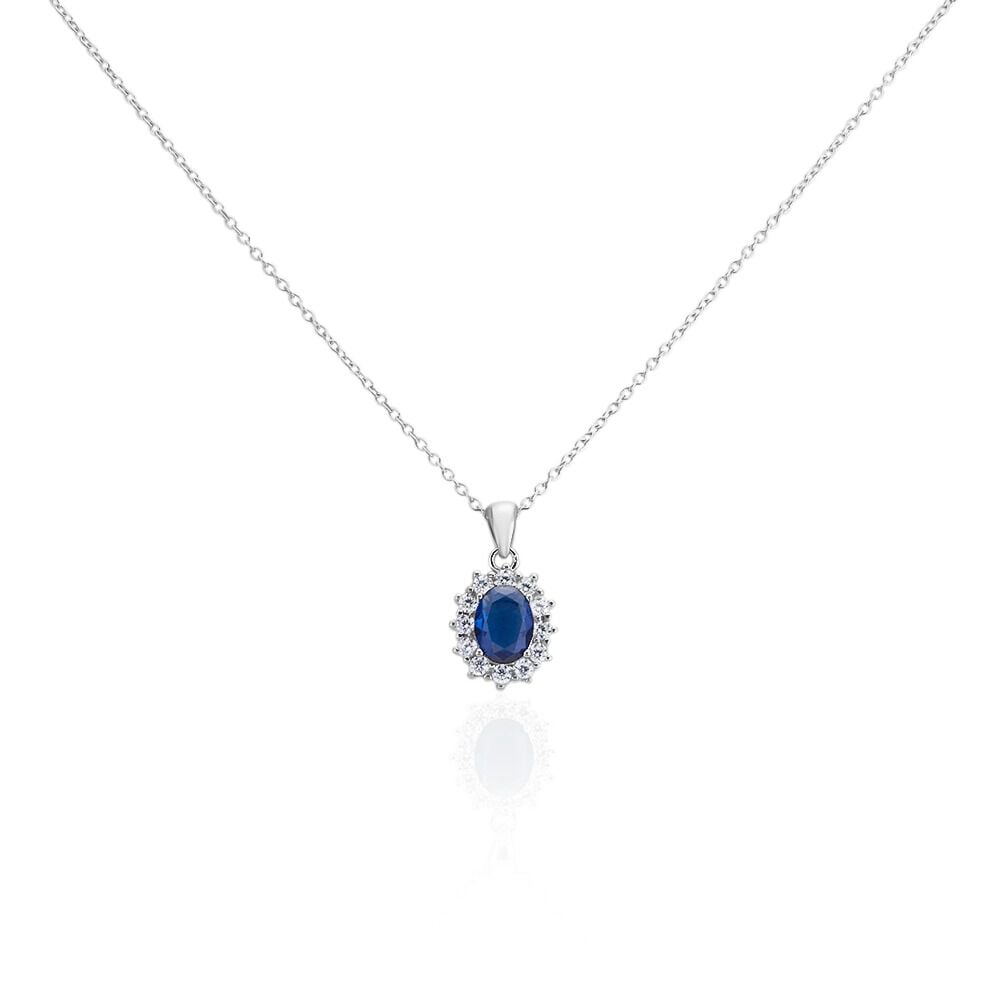 Collier Perez 2 Argent Blanc Oxyde De Zirconium - Colliers solitaires Femme | Marc Orian