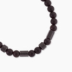 Bracelet Naturel Acier Noir - Bracelets cha&icirc;nes Homme | Marc Orian