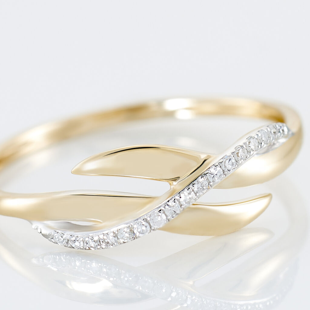 Bague Ester Or Jaune Diamant - Bagues Femme | Marc Orian