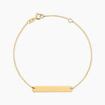 Bracelet Beavis Or Jaune - Bracelets cha&icirc;nes Femme | Marc Orian