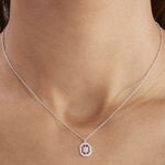 Collier Ray Argent Oxyde De Zirconium - Colliers avec pierres Femme | Marc Orian