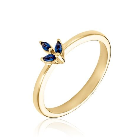 Bague Erma Plaqué Or Doré Oxyde De Zirconium - Bagues avec pierre Femme | Marc Orian