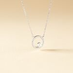 Collier Marthe Argent Blanc Perle De Culture Et Oxyde De Zirconium - Colliers avec pierres Femme | Marc Orian