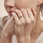 Bague Chloe Or Jaune Amethyste Et Oxyde De Zirconium - Bagues pierres fines Femme | Marc Orian