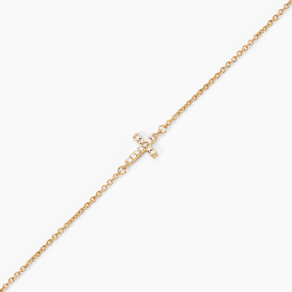 Bracelet Fatos Plaqu&eacute; Or Jaune Oxyde De Zirconium - Bracelets fantaisie Femme | Marc Orian