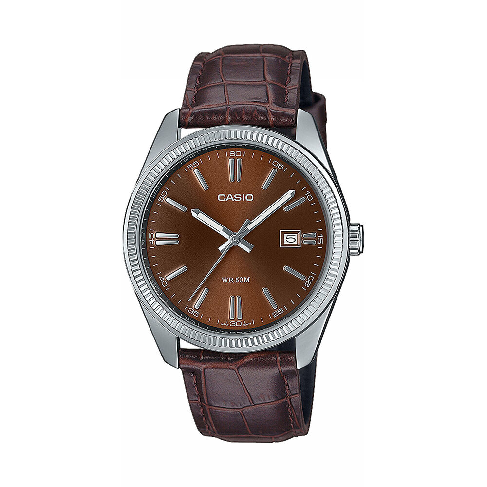 Montre Casio Collection Timeless Marron - Montres &eacute;tanches Unisex | Marc Orian