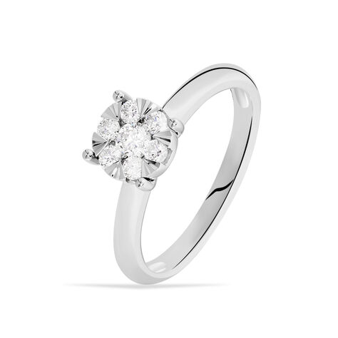 Bague Solitaire Dream Or Blanc Diamant - Solitaires Femme | Marc Orian