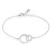 Bracelet Dita Argent Blanc Oxyde De Zirconium - Bracelets Anneaux Entrelaces Femme | Marc Orian