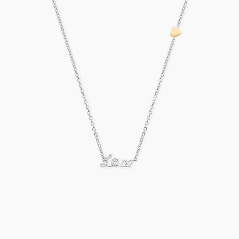 Collier Soana Or Jaune Argent Blanc Oxyde De Zirconium - Colliers avec pierres Femme | Marc Orian