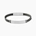 Bracelet Jourdan Cuir De Vache Noir - Bracelets cuir Homme | Marc Orian