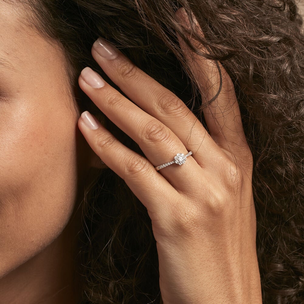 Bague Firmin Argent Blanc Oxyde De Zirconium - Bagues avec pierre Femme | Marc Orian