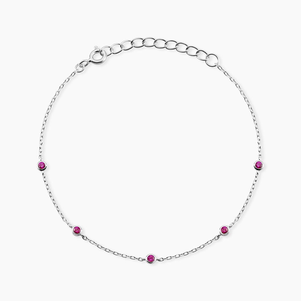 Bracelet Thesee Argent Blanc Oxyde De Zirconium - Bracelets fantaisie Femme | Marc Orian