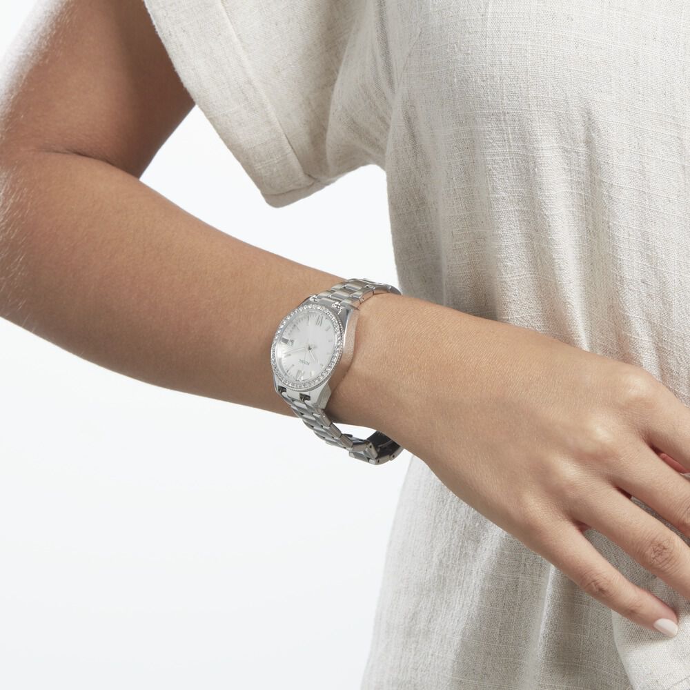 Montre Fossil Scarlette Mini Argente - Montres classiques Femme | Marc Orian