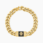 Bracelet Guess Rebel Moon Acier Jaune - Bracelets cha&icirc;nes Homme | Marc Orian