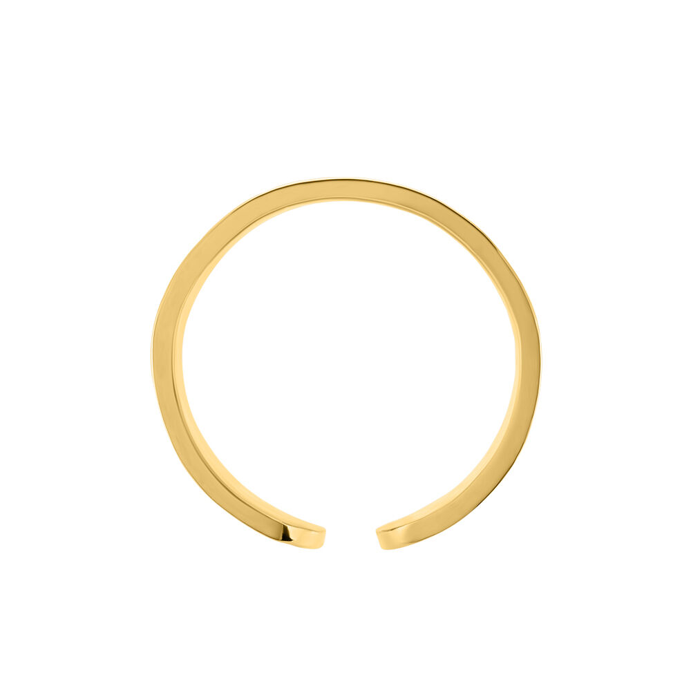 Bague Ruka Acier Jaune - Bagues dorées Femme | Marc Orian