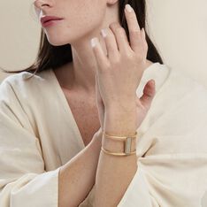 Bracelet Manchette Acier Doré Maria - Bracelets manchettes Femme | Marc Orian