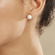 Boucles D'oreilles Puces Suki Or Jaune Perle De Culture - Clous d'oreilles Femme | Marc Orian