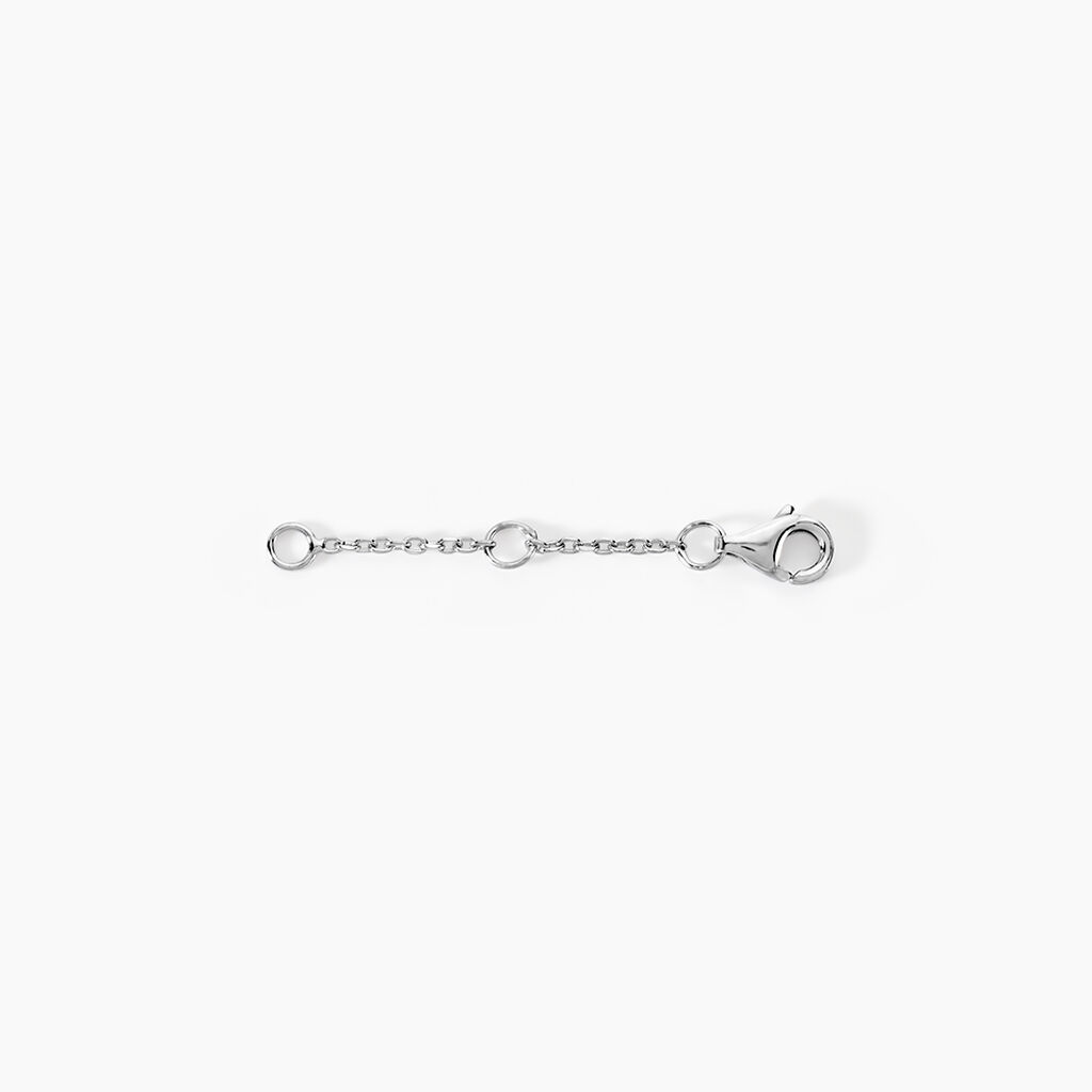 Cha&icirc;nette De Rallonge Argent Blanc - Bijoux fantaisie Famille | Marc Orian