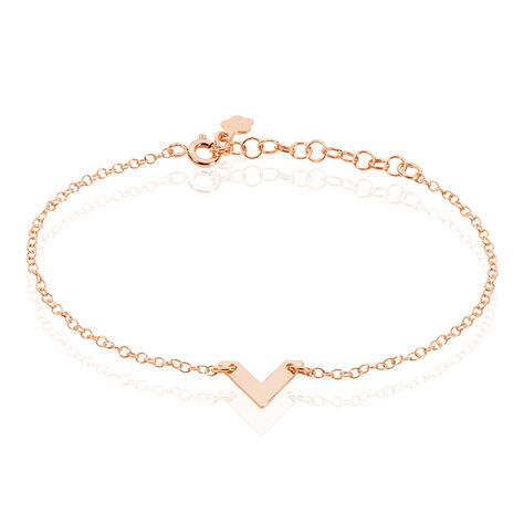 Bracelet Veroniica Argent Rose - Bracelets chaînes Femme | Marc Orian