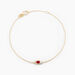 Bracelet Emotion Or Jaune Rubis Diamant - Bracelets chaînes Femme | Marc Orian