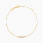 Bracelet Pryderi Or Jaune Oxyde De Zirconium - Bracelets cha&icirc;nes Femme | Marc Orian